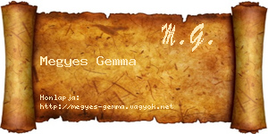 Megyes Gemma névjegykártya